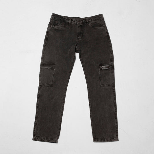 Straight-Leg Denim Jeans