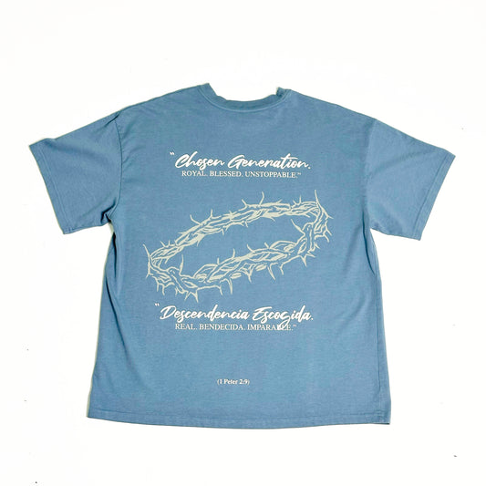 Oversized T-Shirt Blue 250G Generation