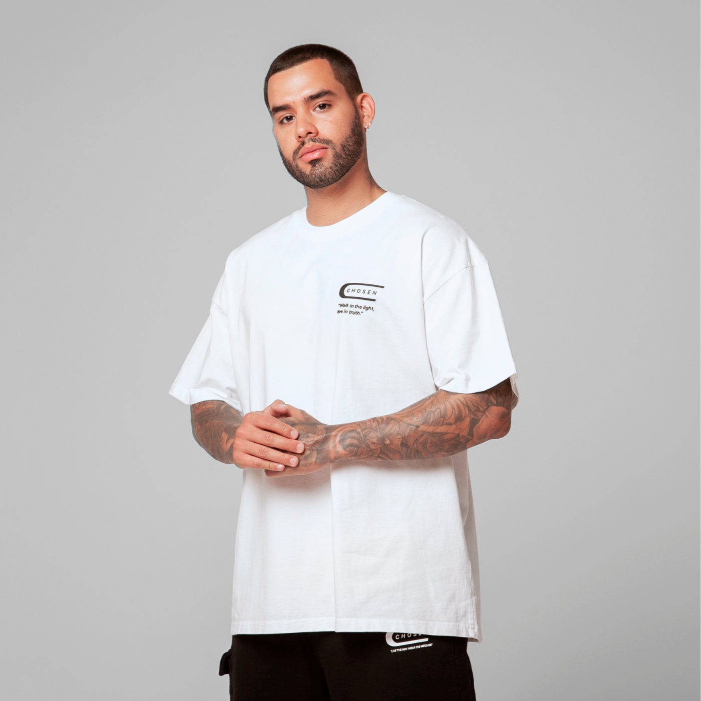 Oversized T-Shirt White 250G
