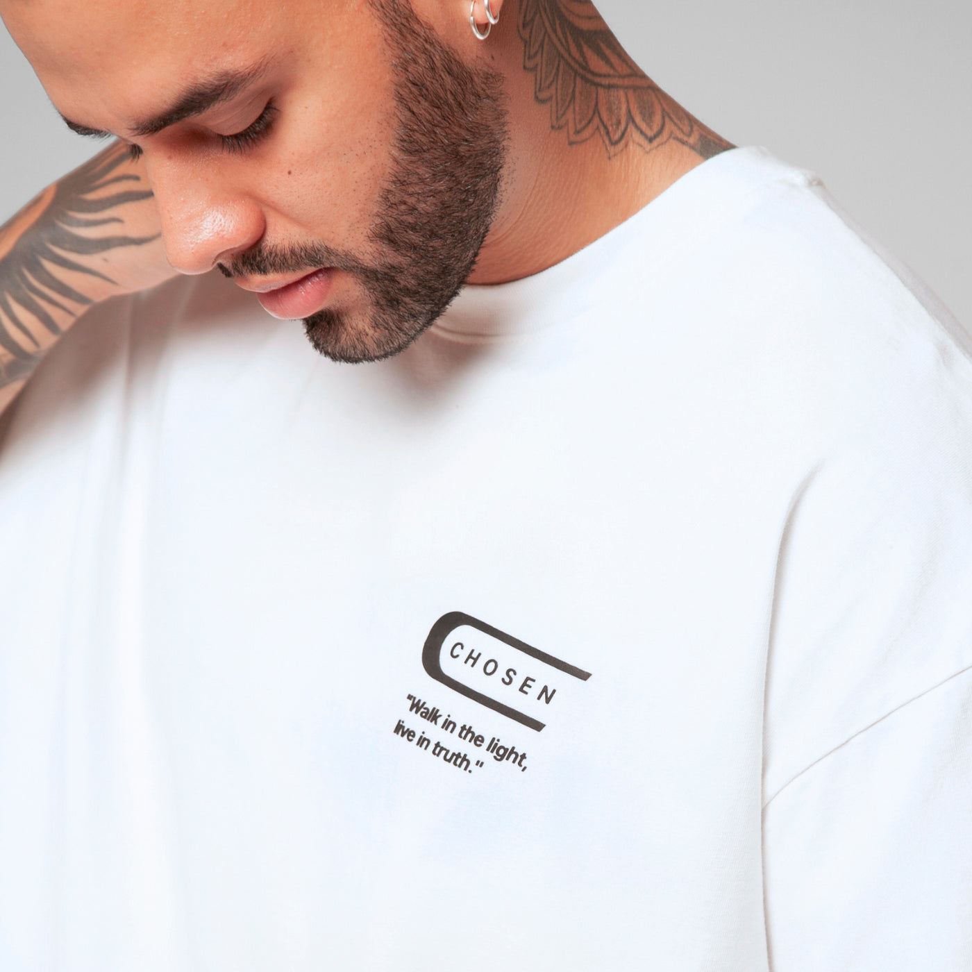 Oversized T-Shirt White 250G