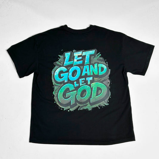 Oversized T-Shirt Black 250G Let God