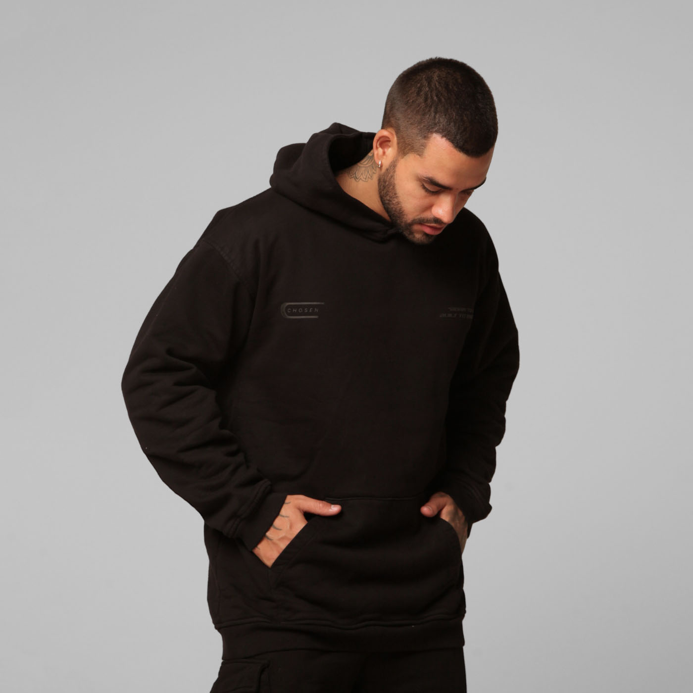 Black Hoodie 375G