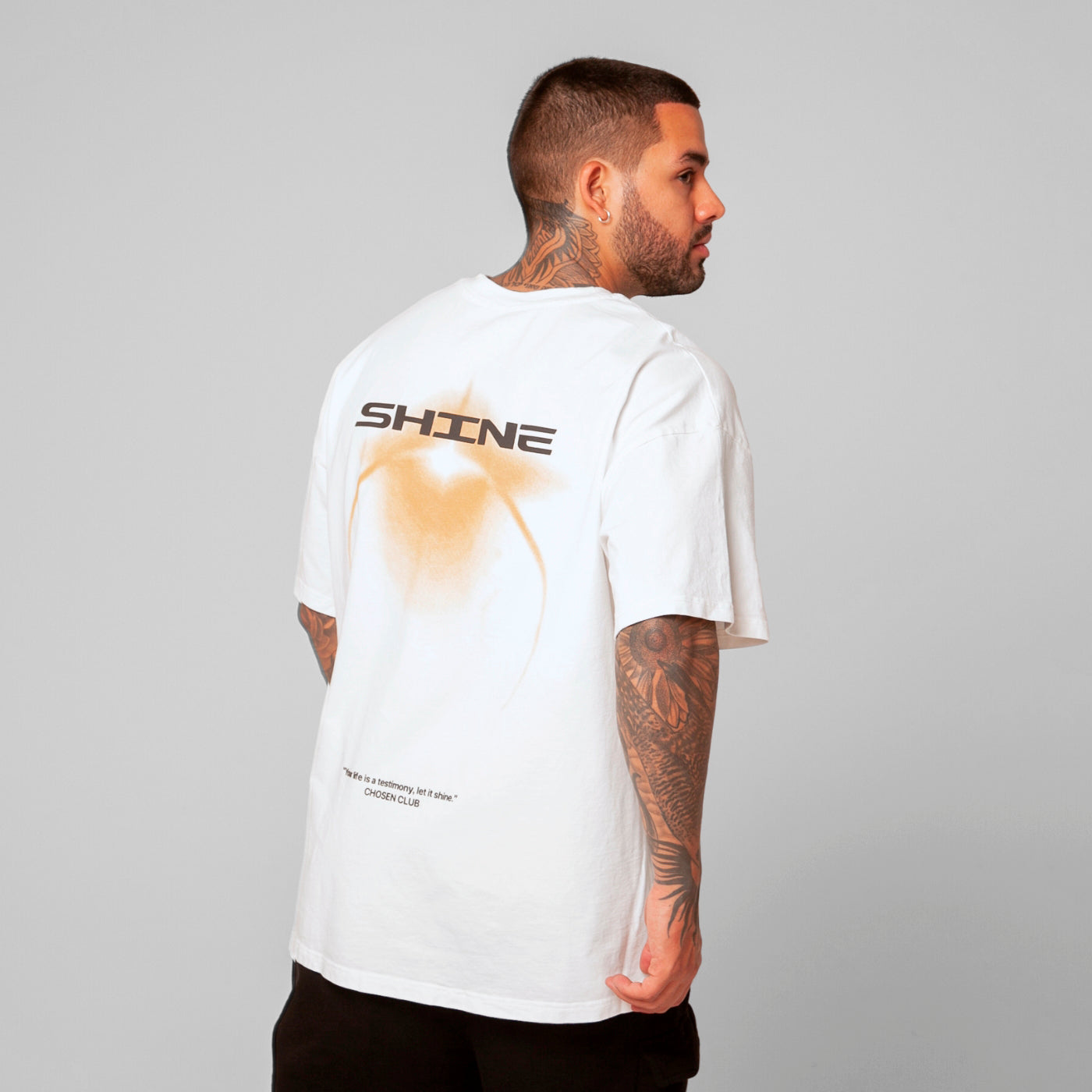 Oversized T-Shirt White 250G