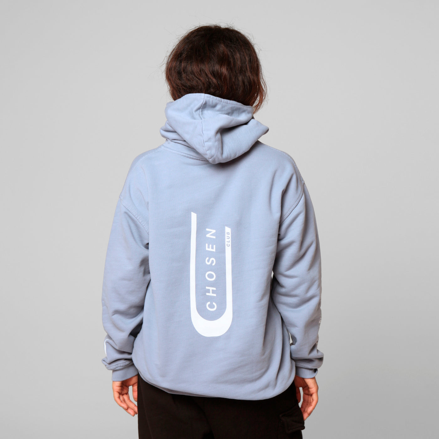 Women Blue Hoodie 385G