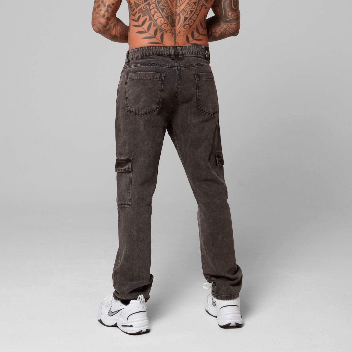 Straight-Leg Denim Jeans