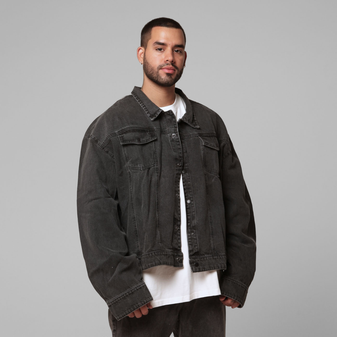 Oversized Boxy Fit Denim Jacket