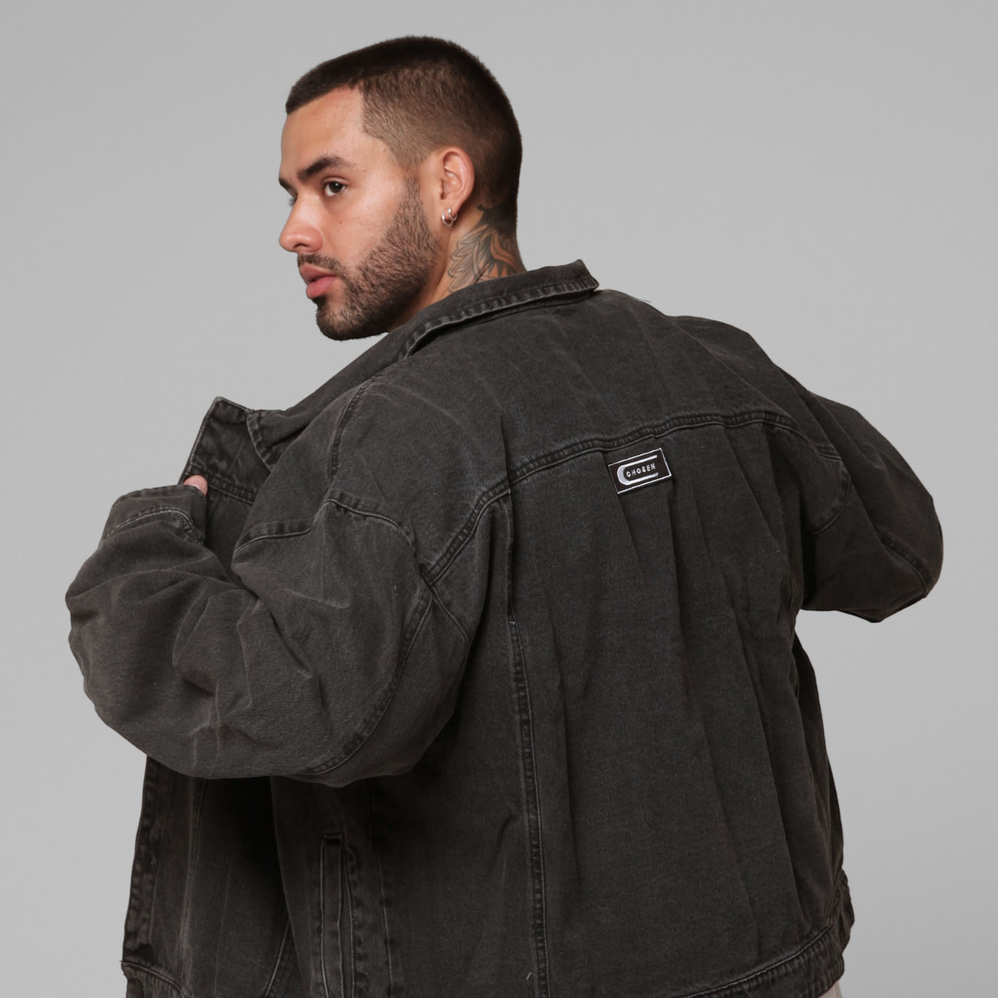 Oversized Boxy Fit Denim Jacket