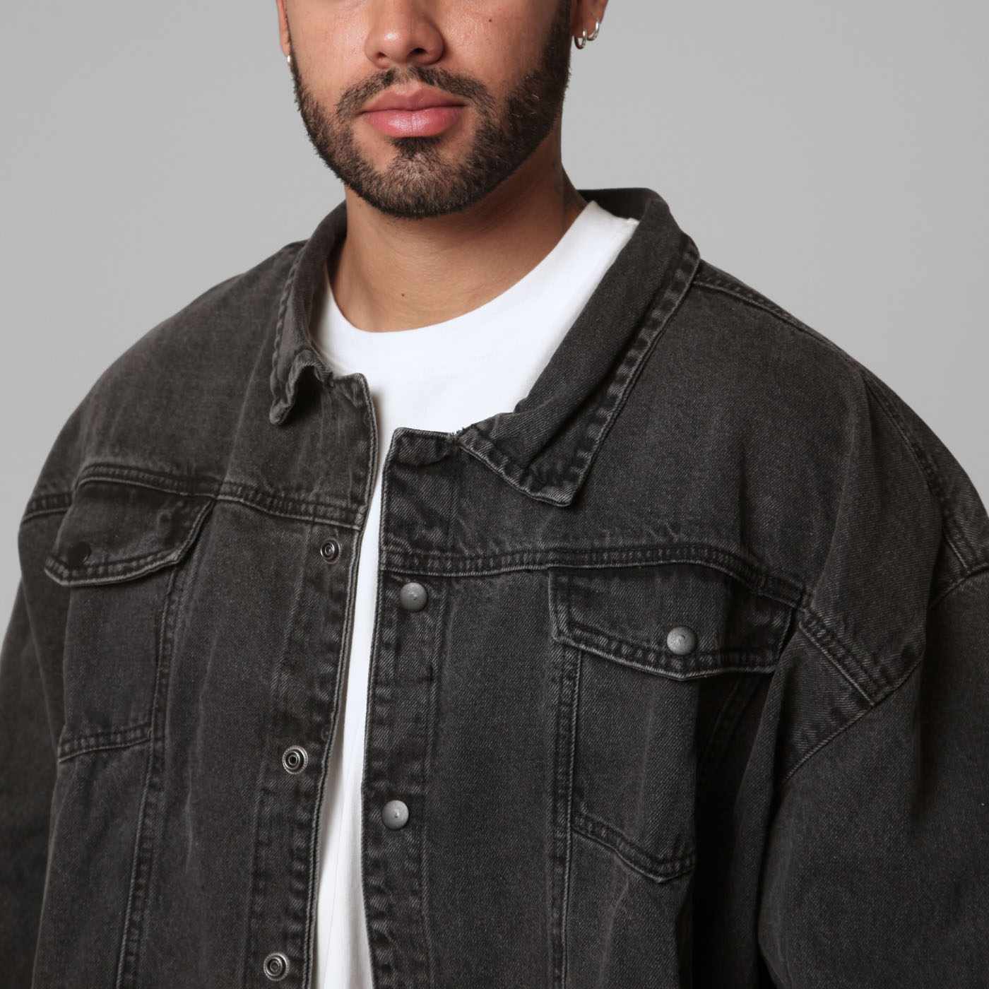 Oversized Boxy Fit Denim Jacket