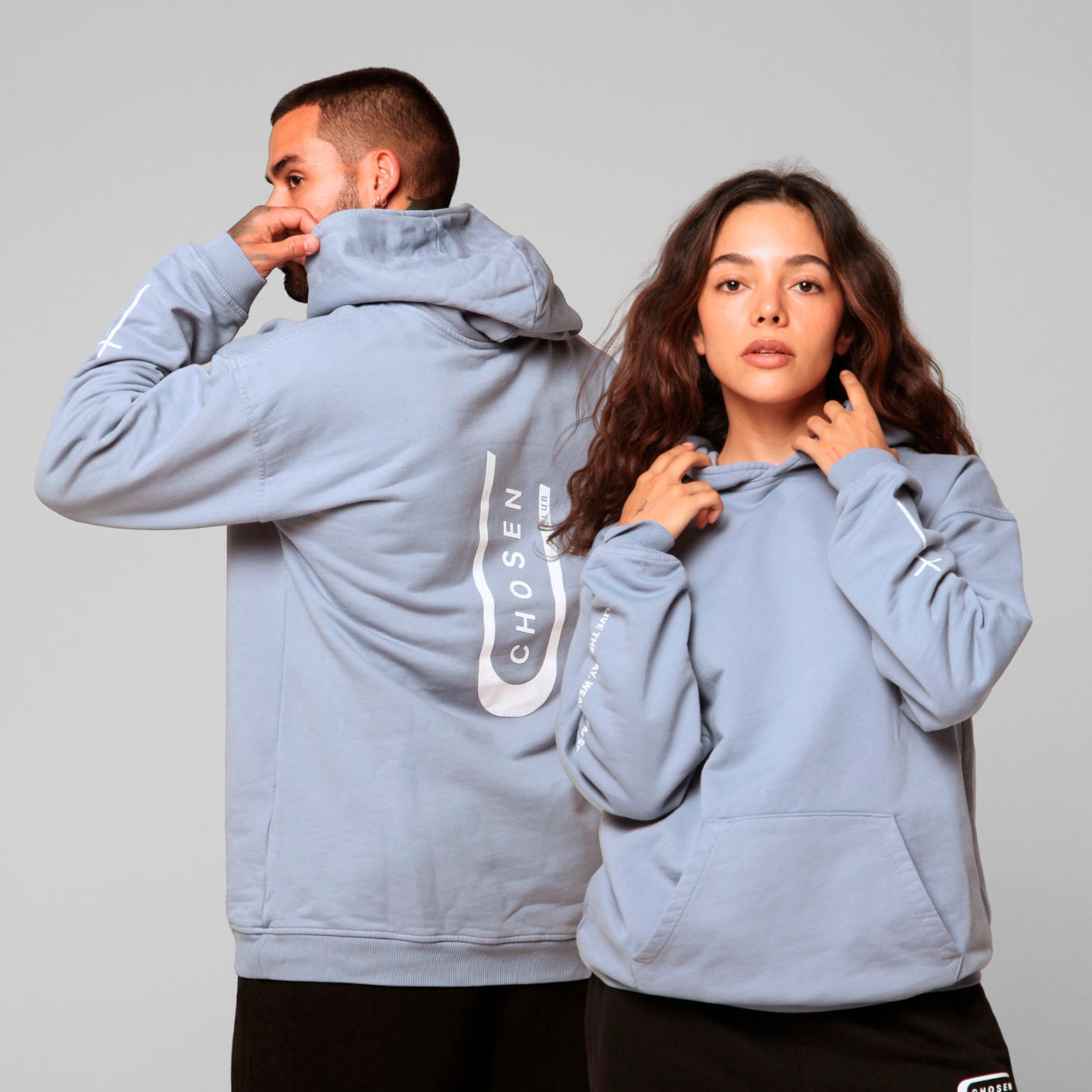 Blue Hoodie 385G