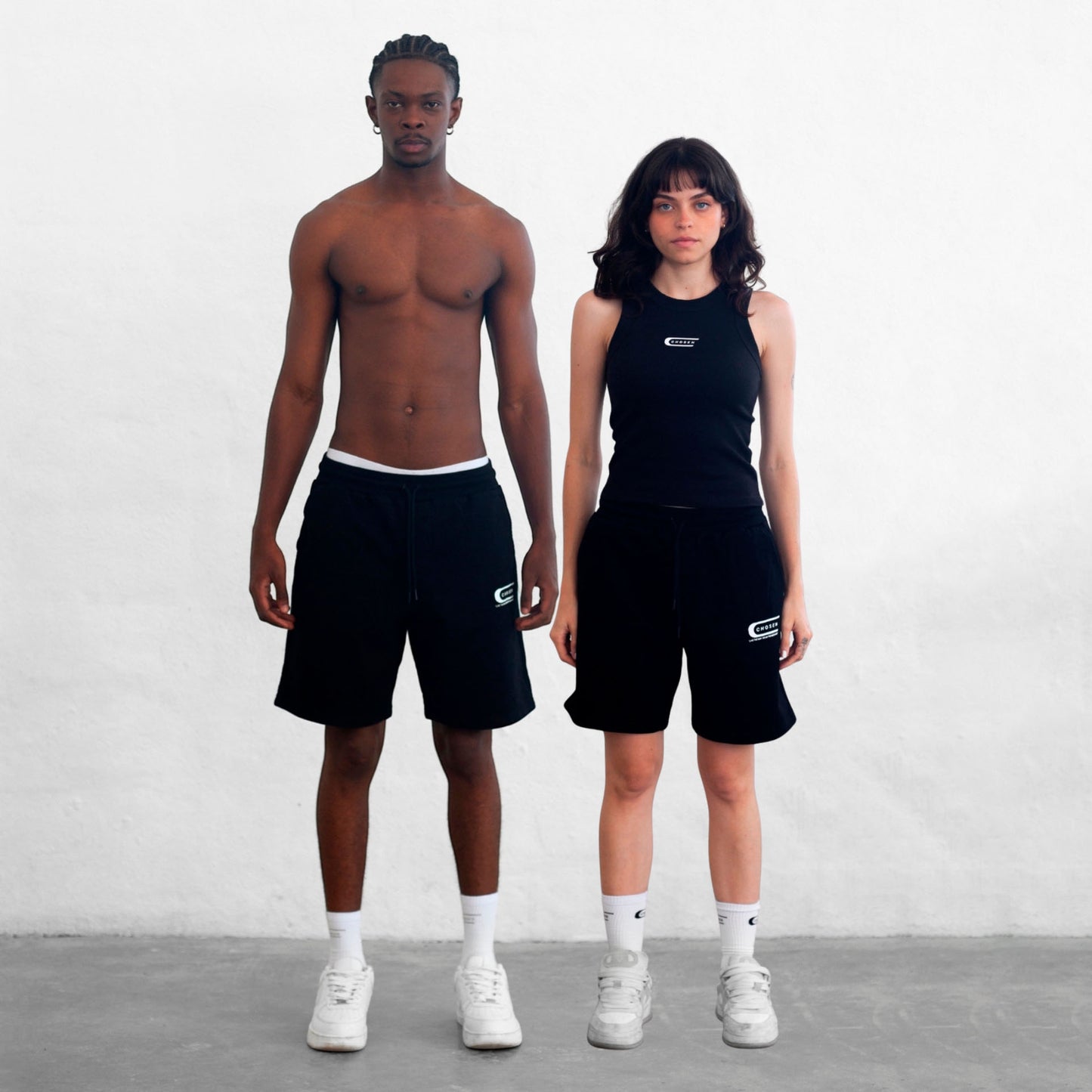 Short Black Unisex Chosen