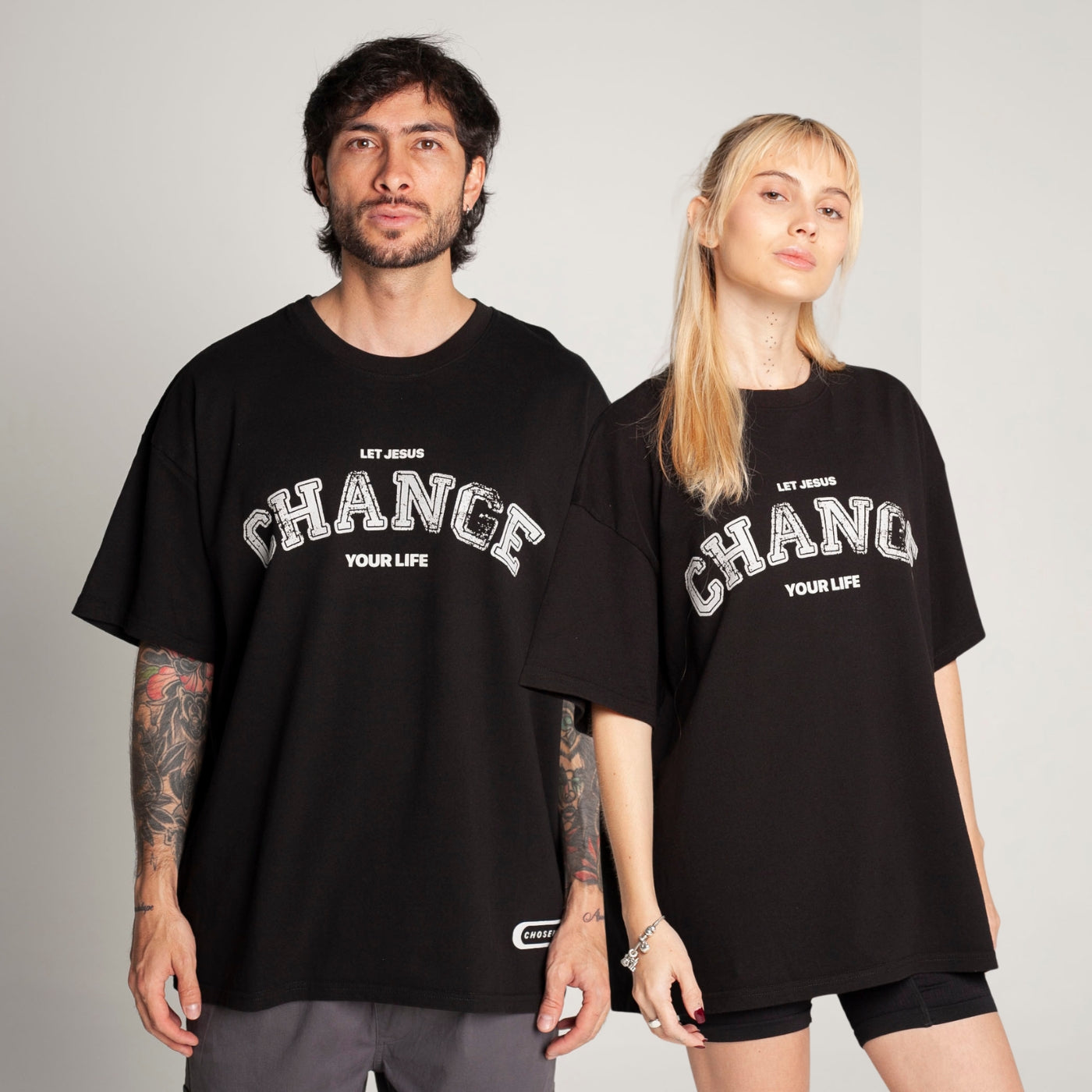 Oversized T-Shirt Black 250G Change