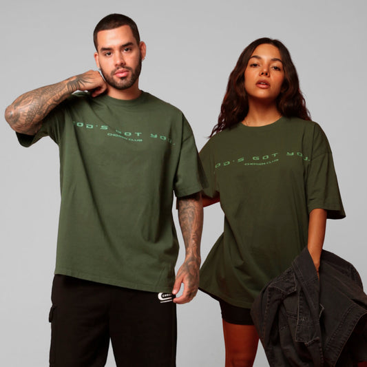Oversized T-Shirt Green 250G