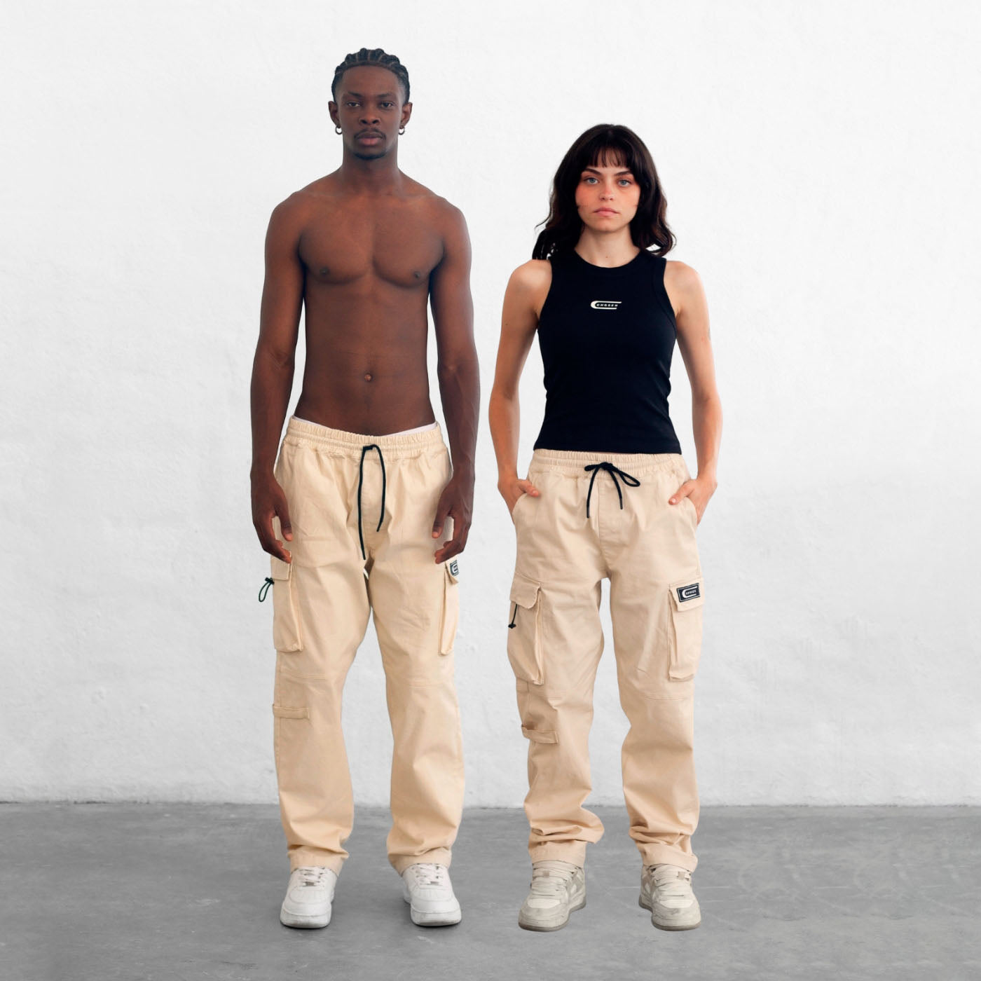 Cargo Pant Unisex Beige Chosen