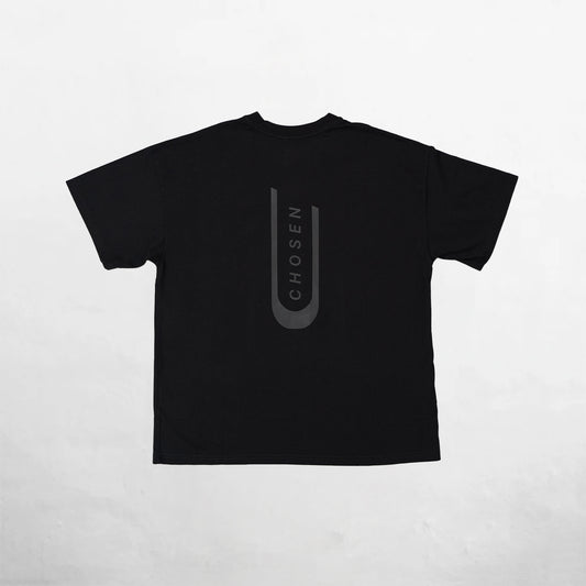 Oversize T-Shirt Black 250G Letter
