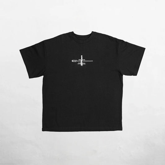 Oversize T-Shirt Black 250G Warrior