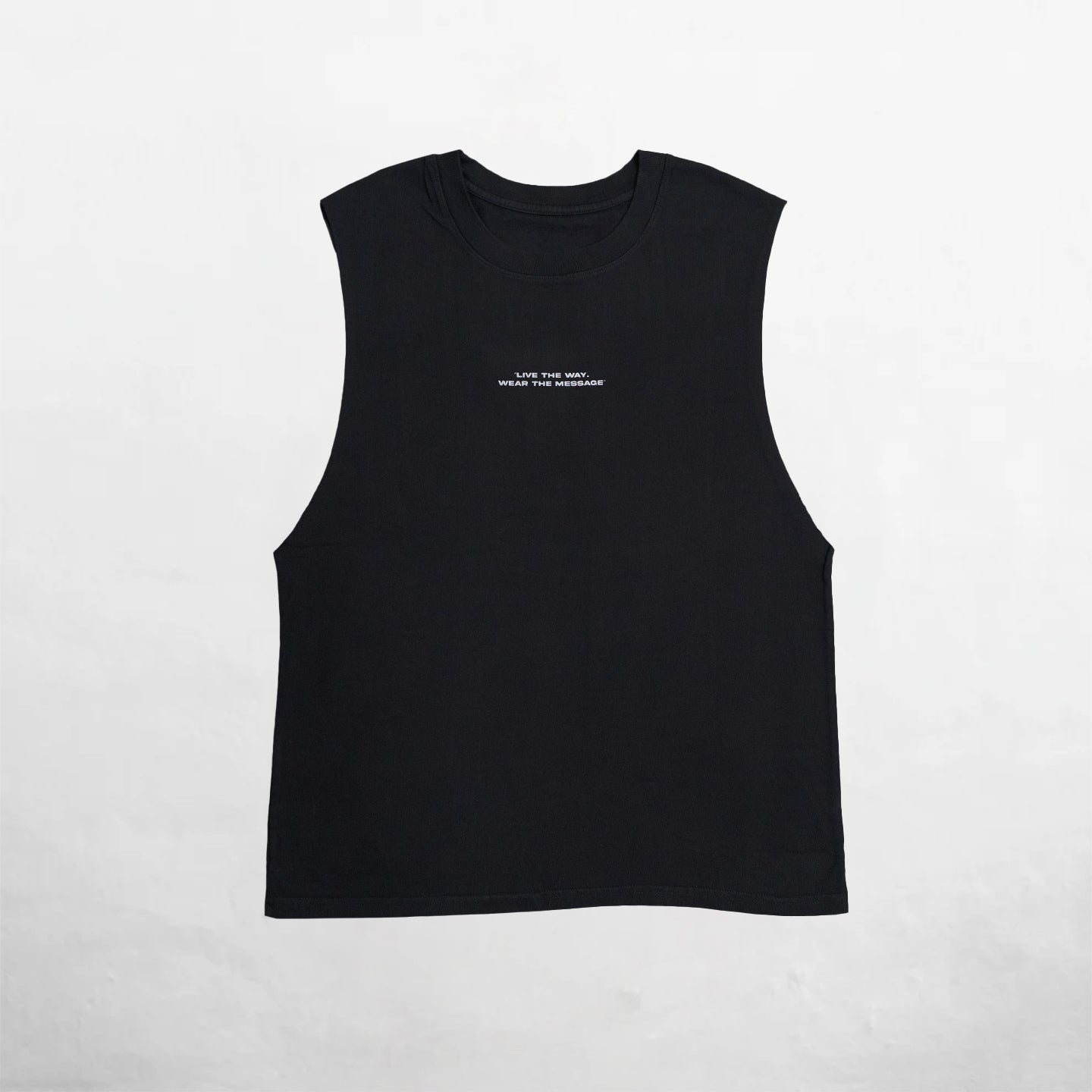 Oversize Tank Top Black Chosen