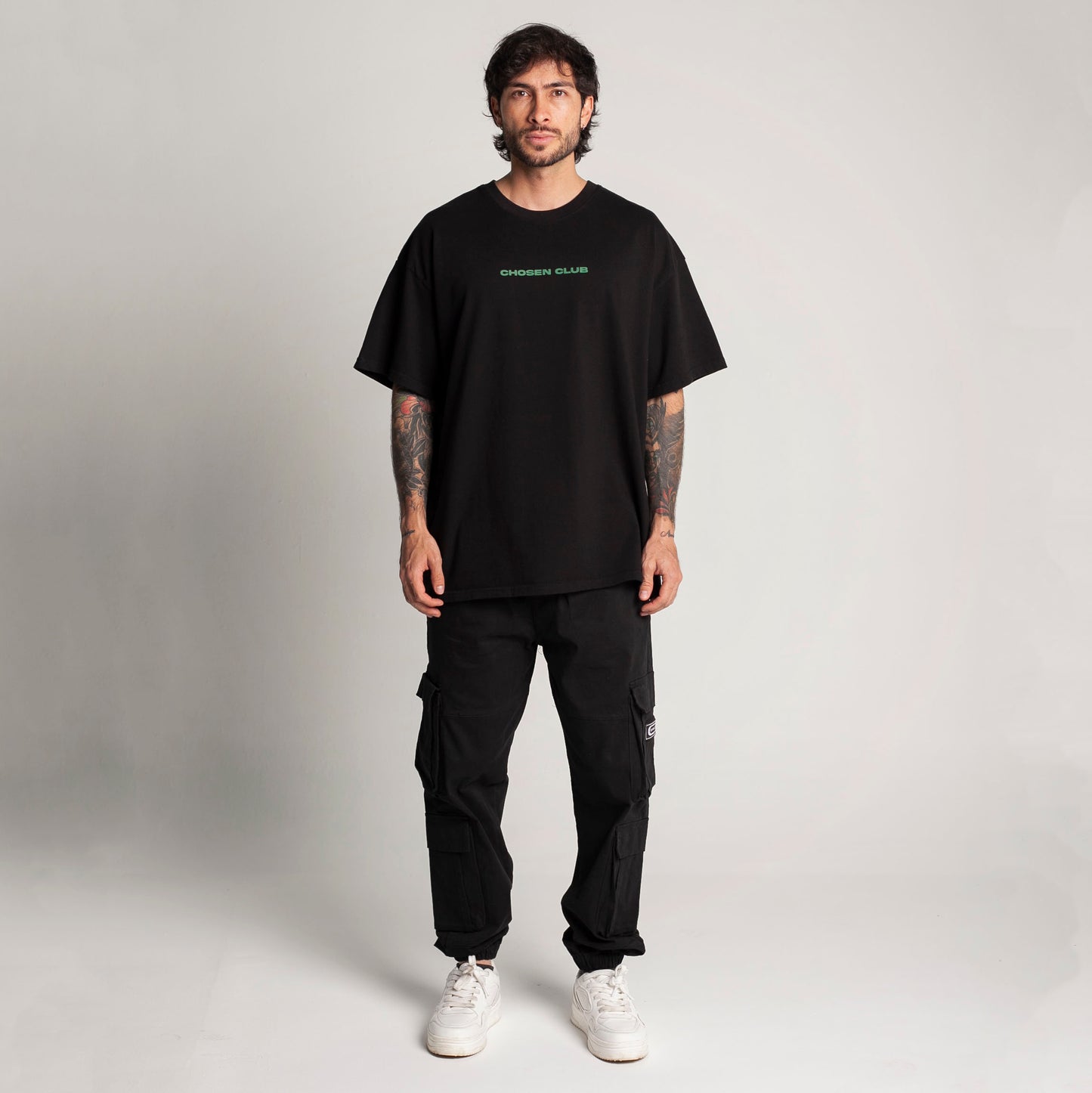 Oversized T-Shirt Black 250G Let God