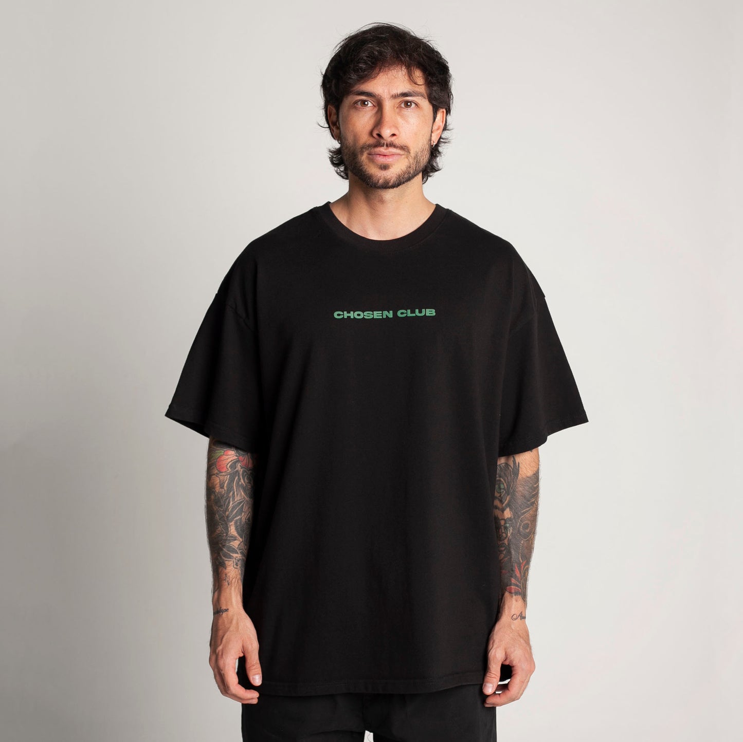 Oversized T-Shirt Black 250G Let God