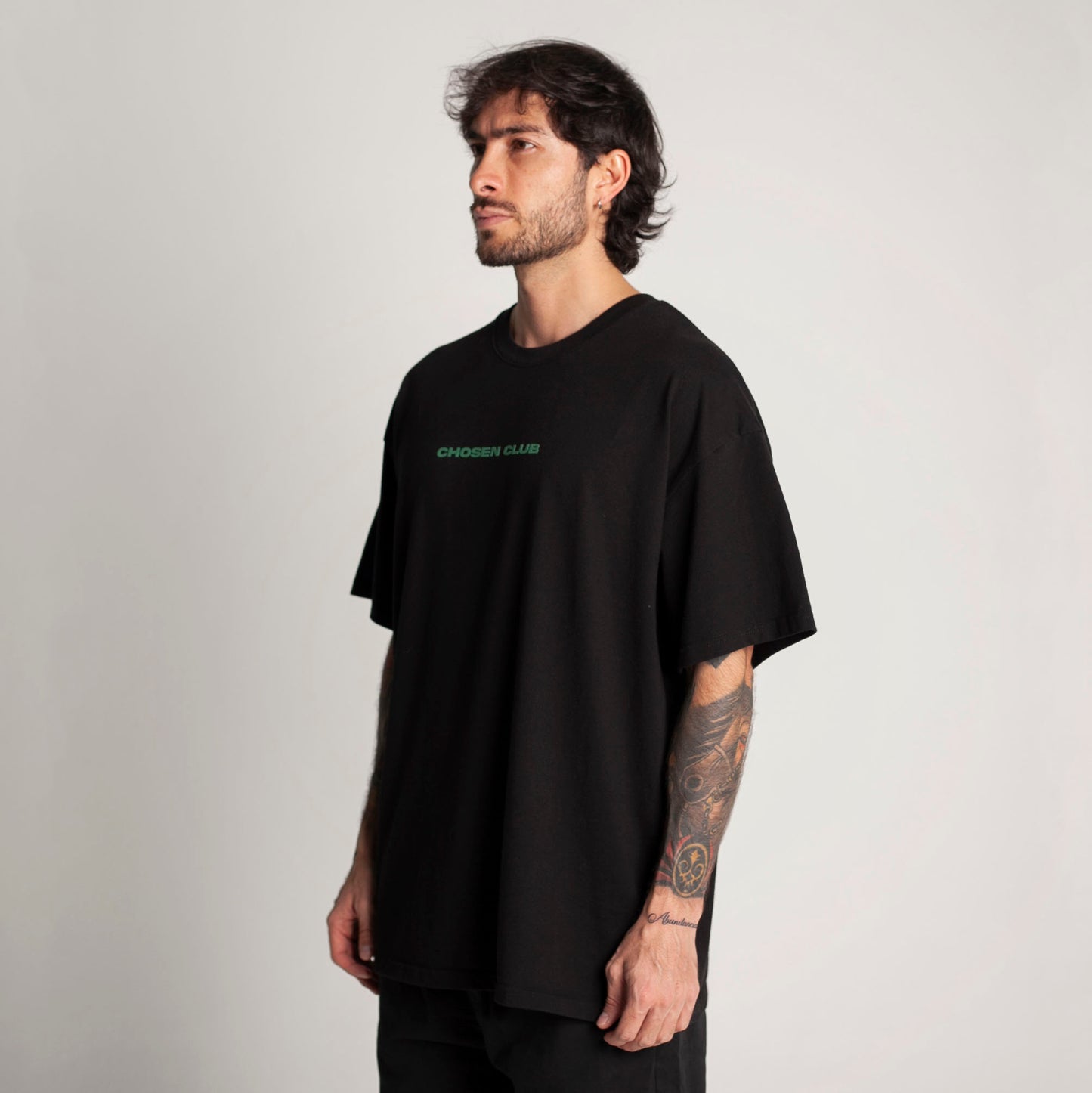 Oversized T-Shirt Black 250G Let God