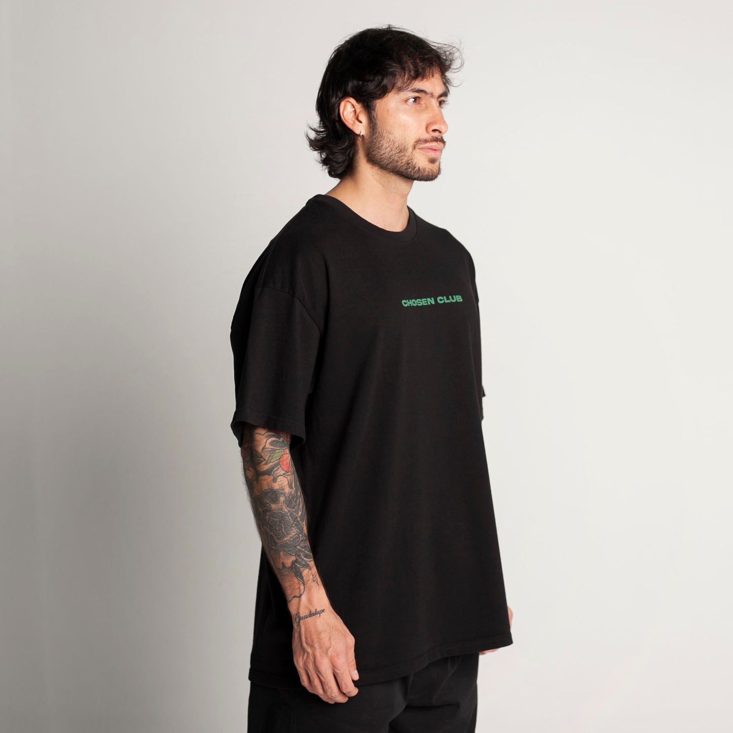 Oversized T-Shirt Black 250G Let God
