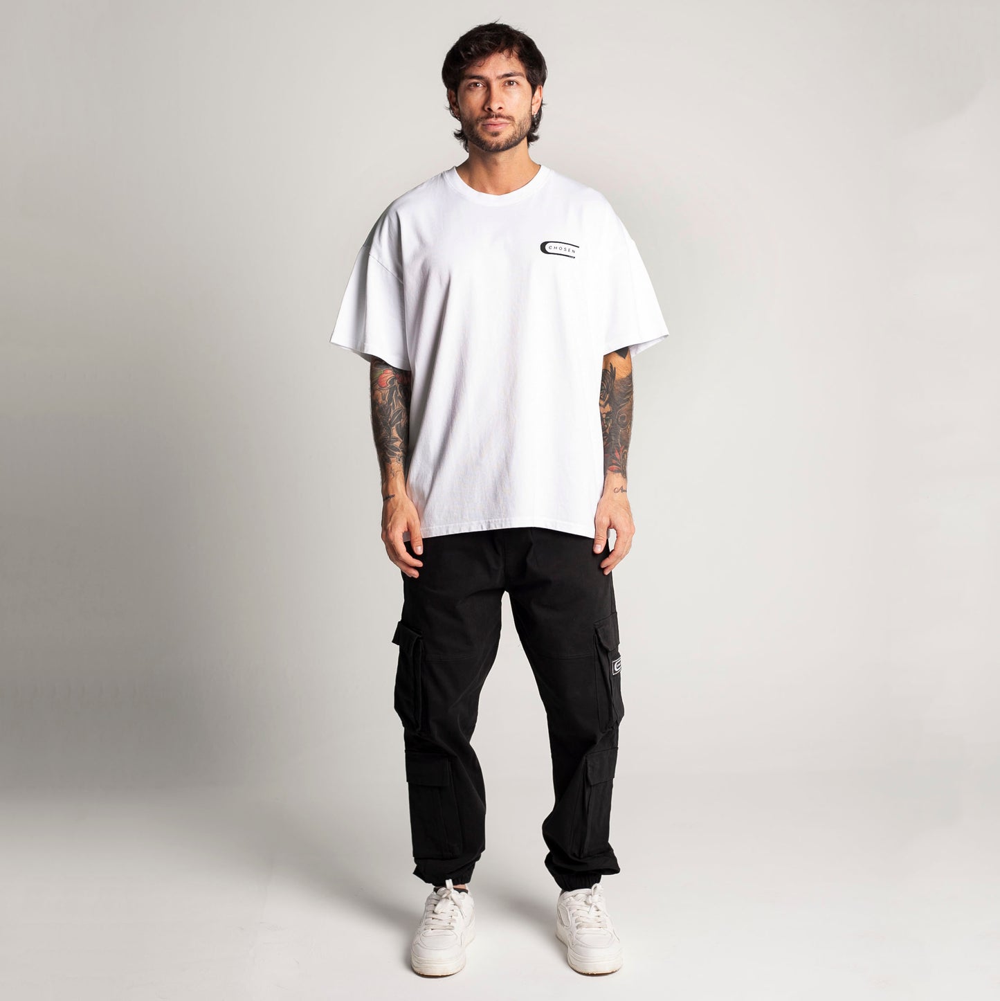 Oversized T-Shirt White 250G Belong to Jesus