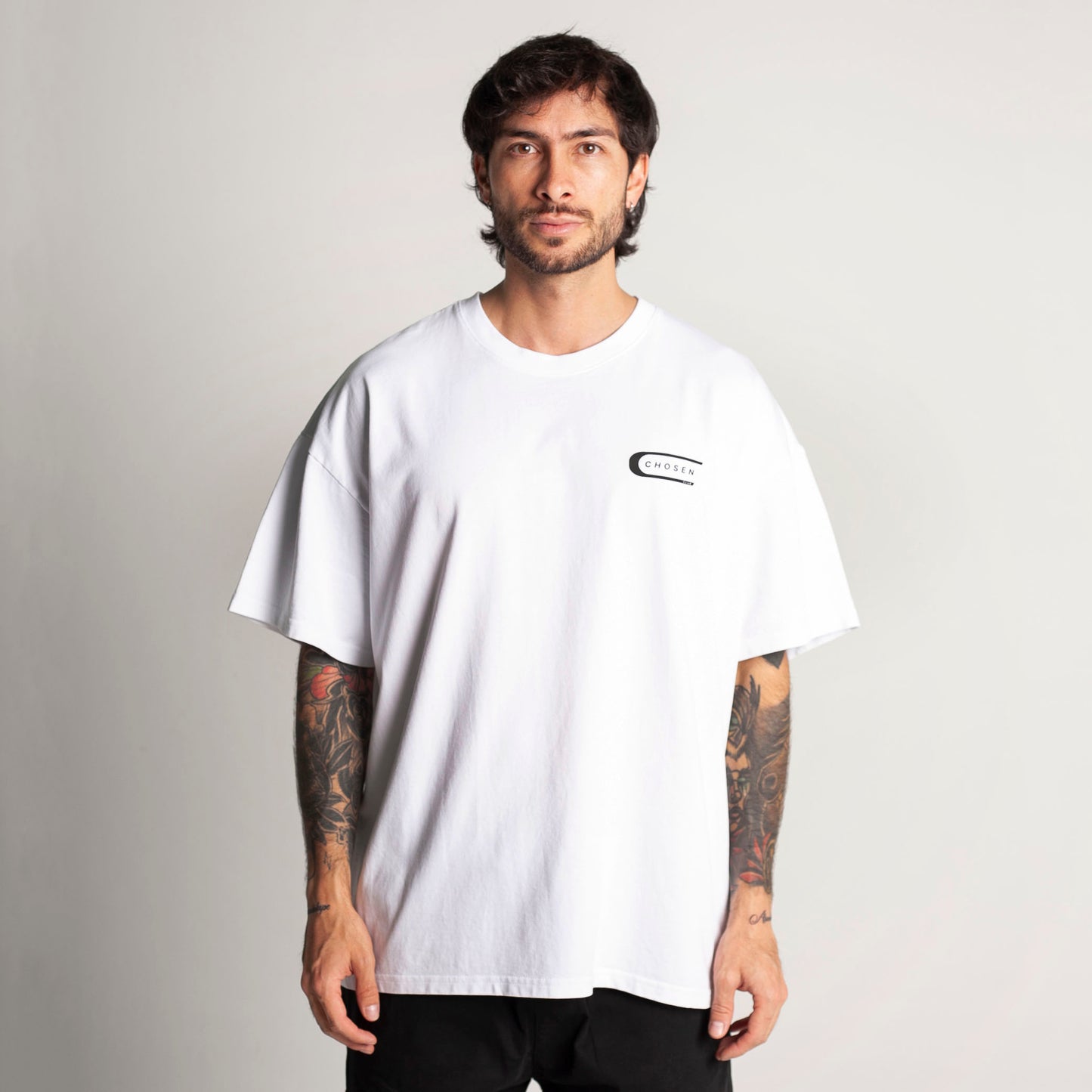 Oversized T-Shirt White 250G Belong to Jesus