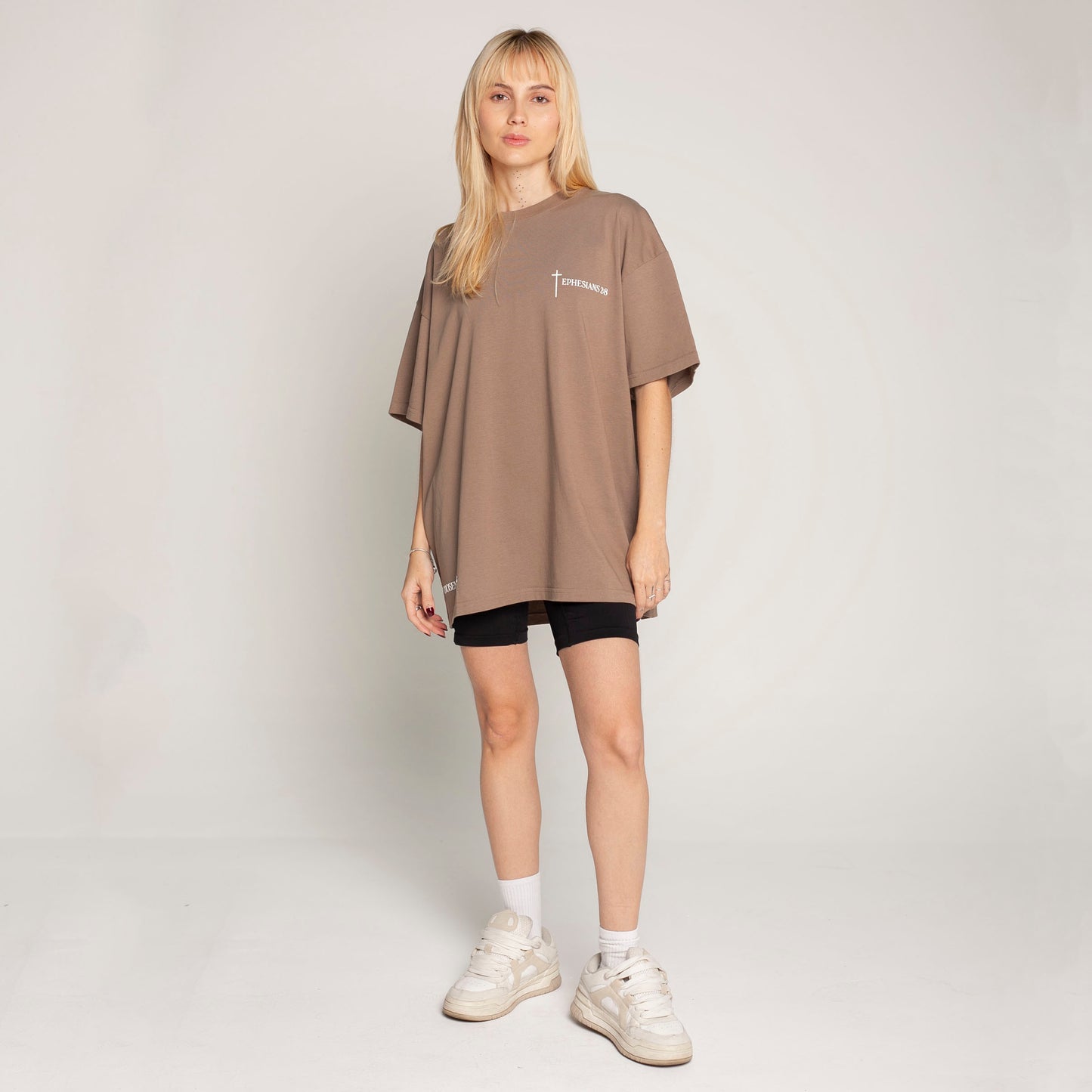 Women Oversized T-Shirt Coffe 250G Saved