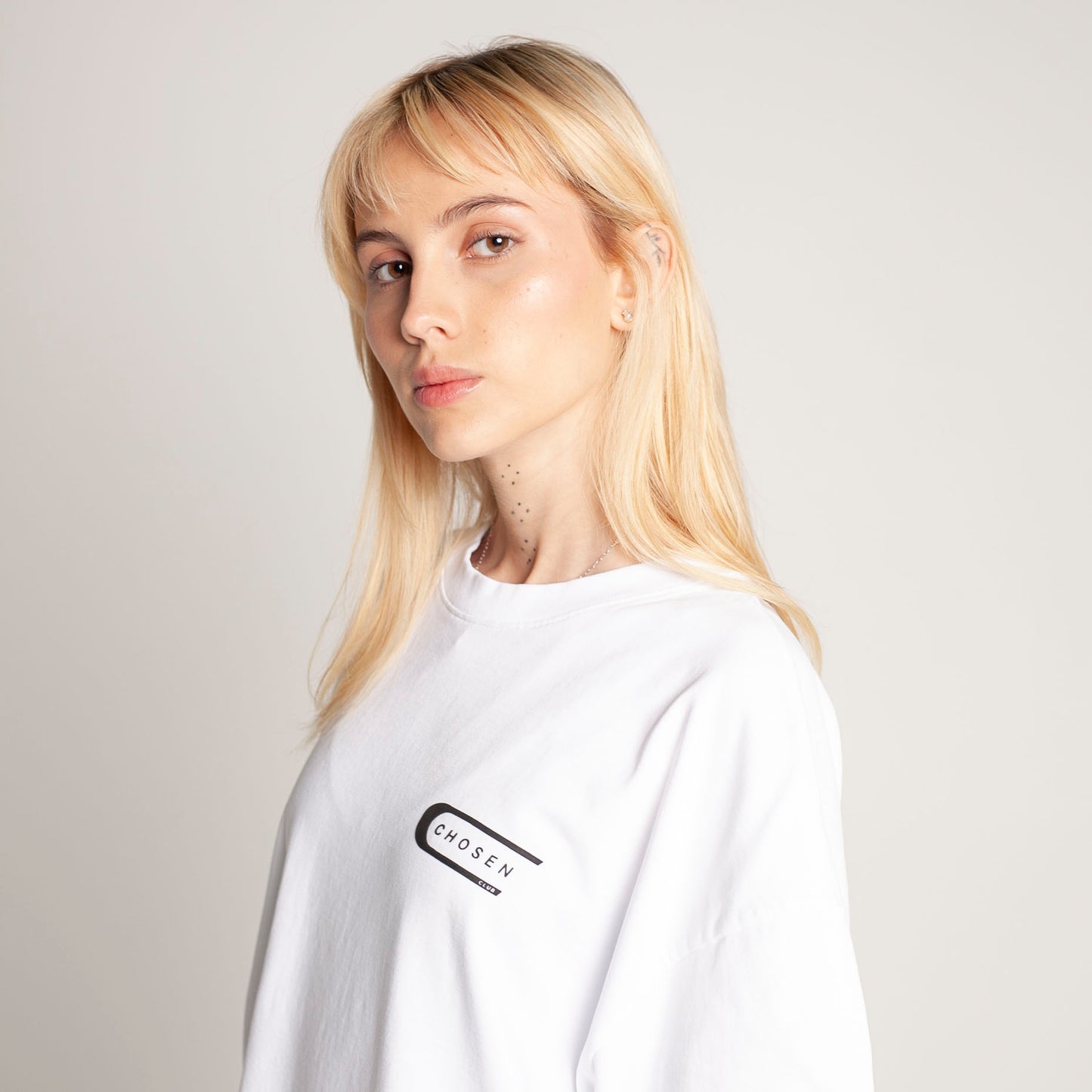 Women Oversized T-Shirt White 250G Belong to Jesus