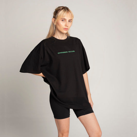 Women Oversized T-Shirt Black 250G Let God