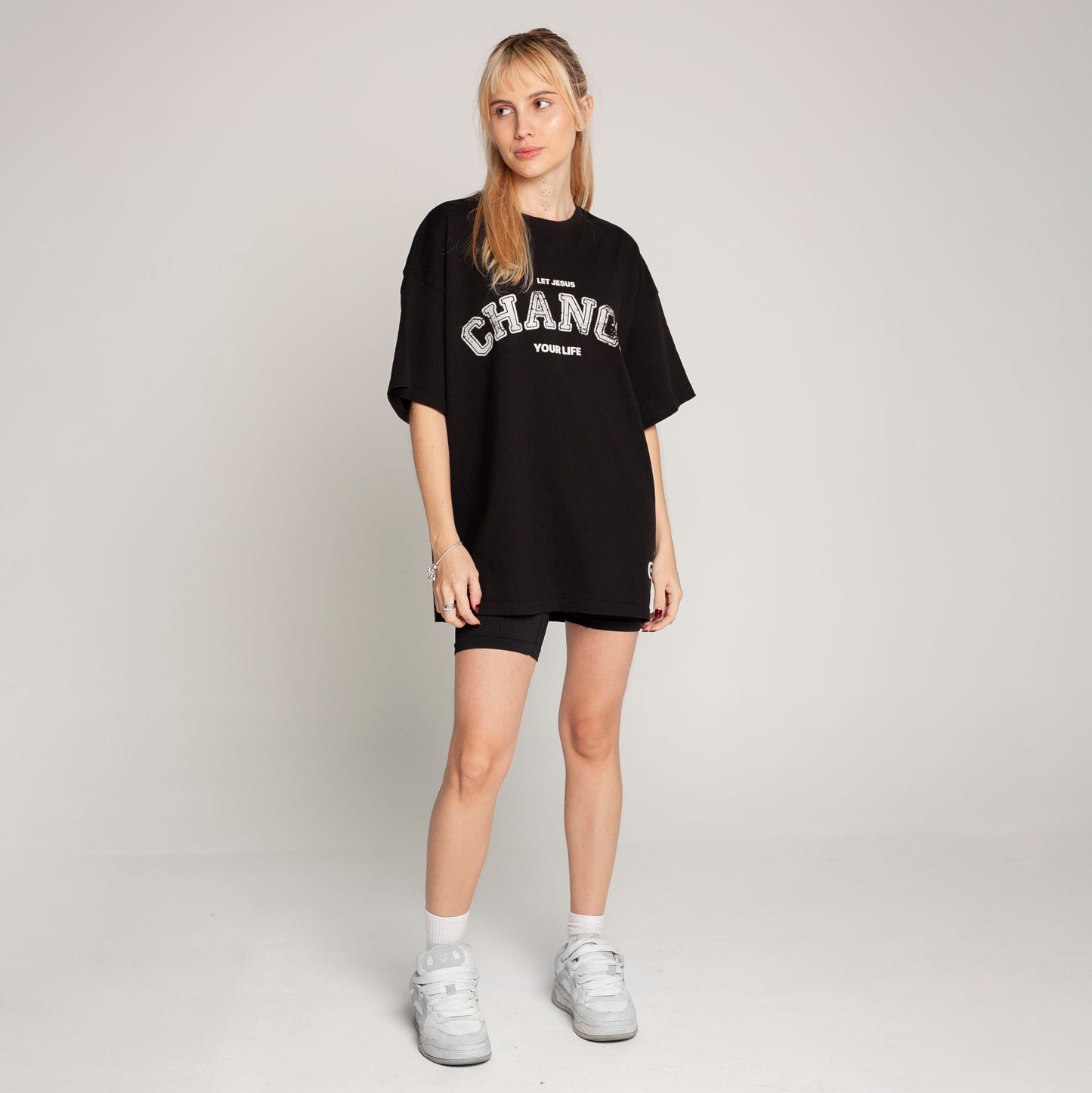 Oversized T-Shirt Black 250G Change