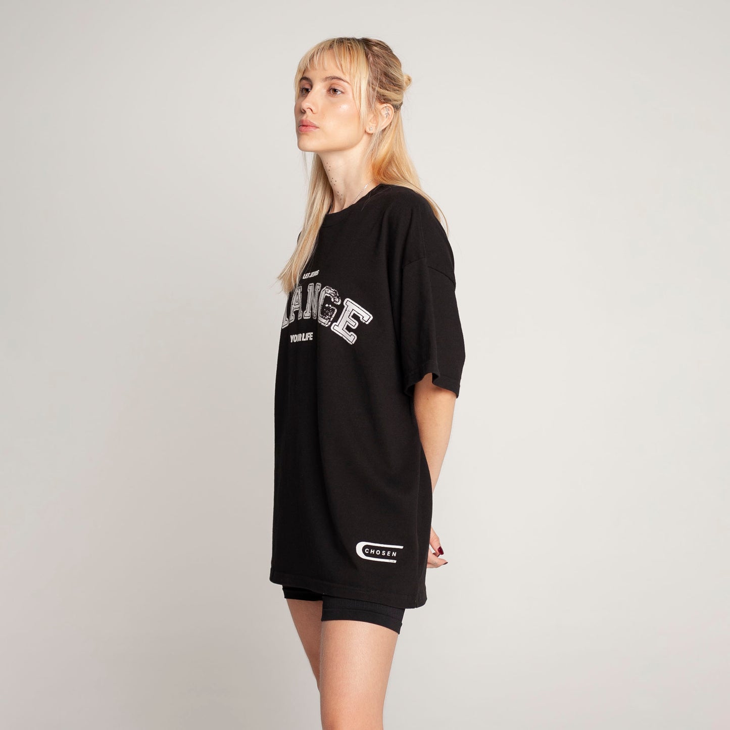 Oversized T-Shirt Black 250G Change