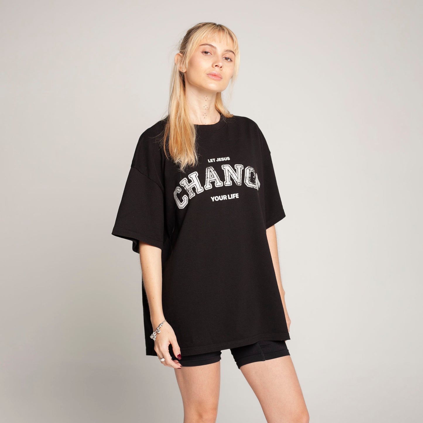 Oversized T-Shirt Black 250G Change