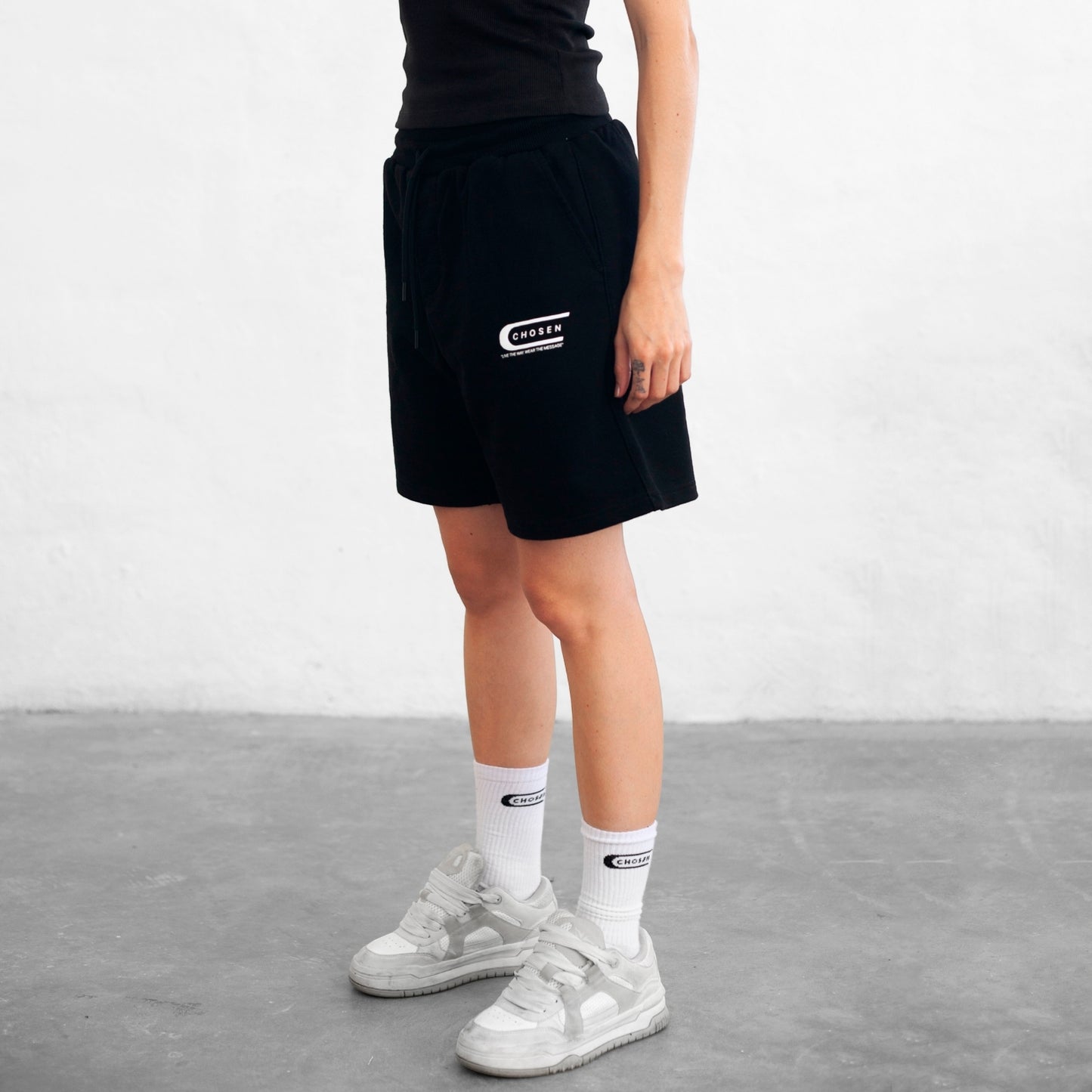 Short Black Unisex Chosen