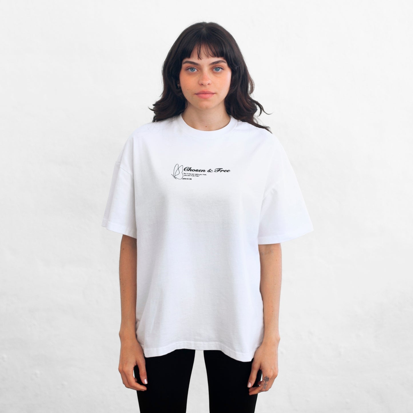 Women's Oversize T-Shirt White Chosen