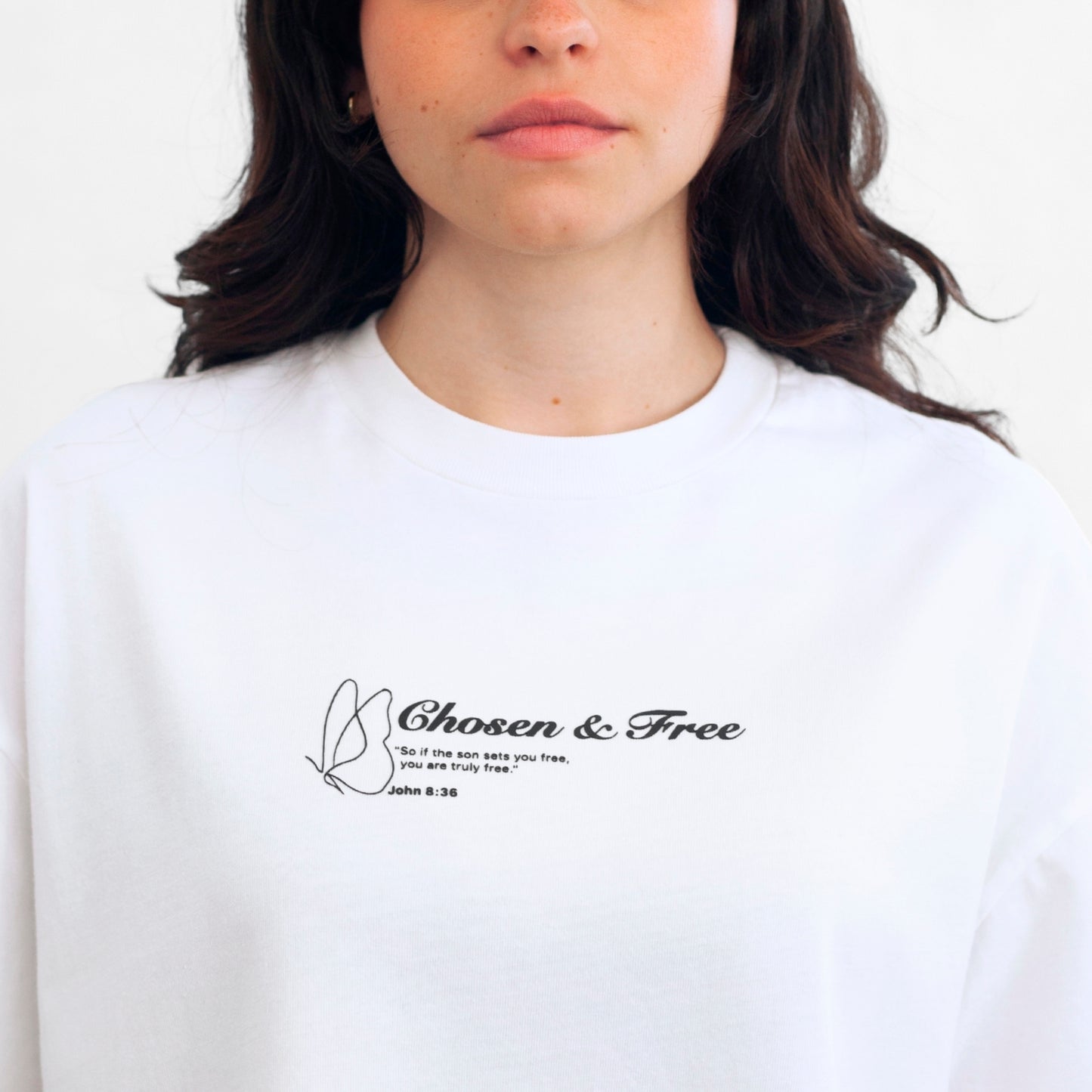 Women's Oversize T-Shirt White Chosen