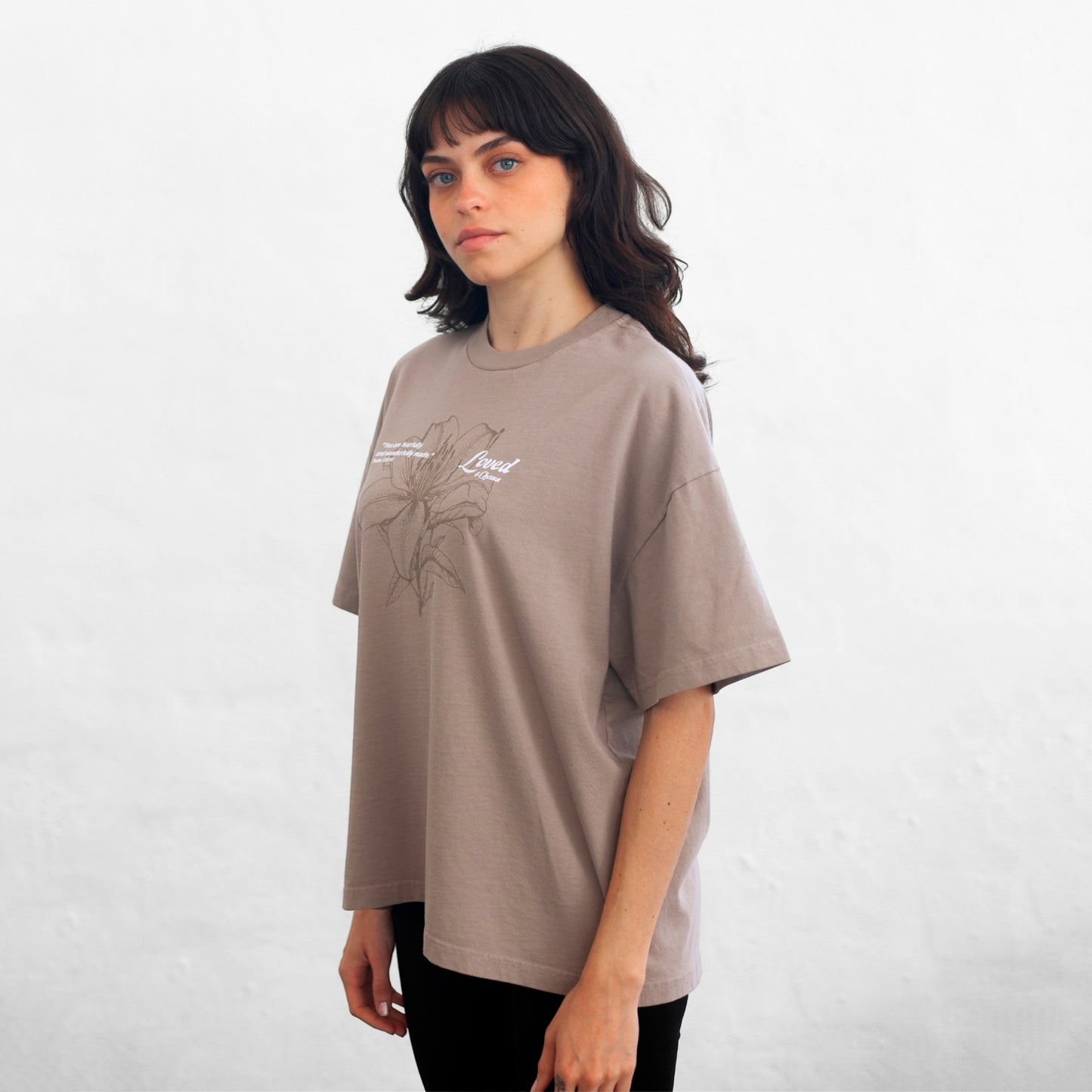 Women's Oversize T-Shirt Beige Chosen